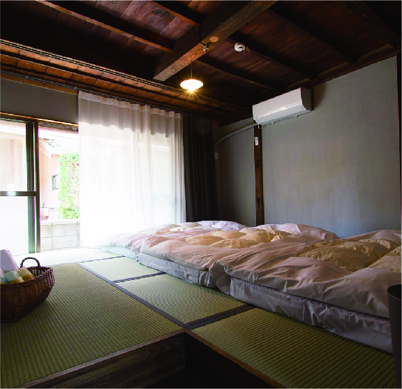 三㐂松 1F bed room